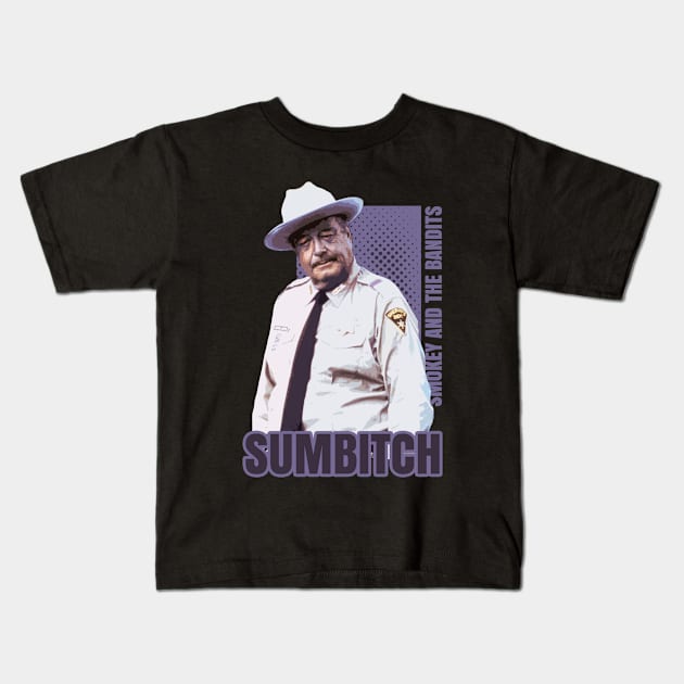 Sumbitch Retro Kids T-Shirt by Nwebube parody design